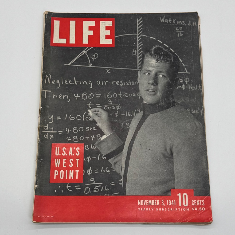 Vintage LIFE Magazine November 3 1941 USAs West Point Cover WWII Era Ads